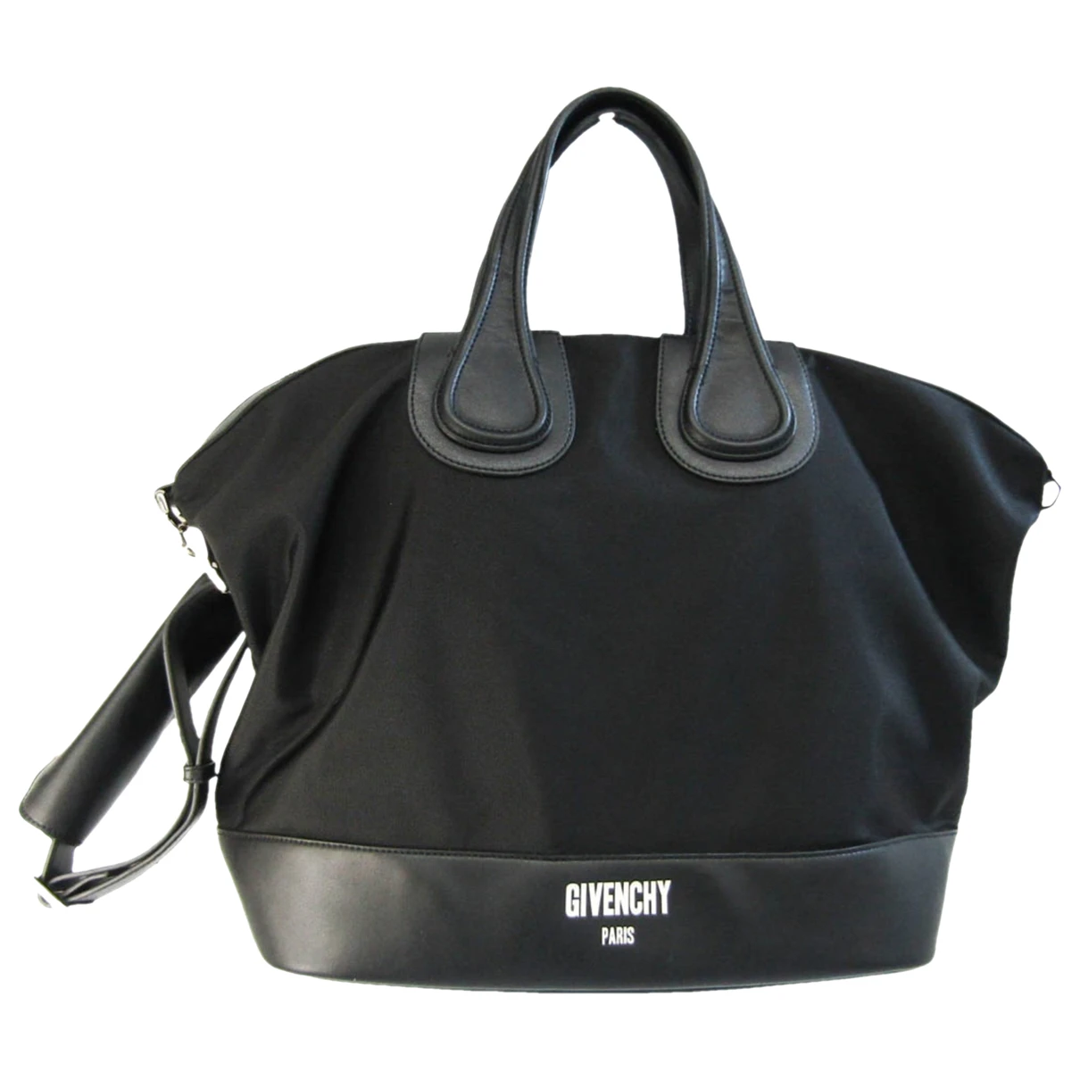 Pre-owned Givenchy Nightingale Handbag In Black