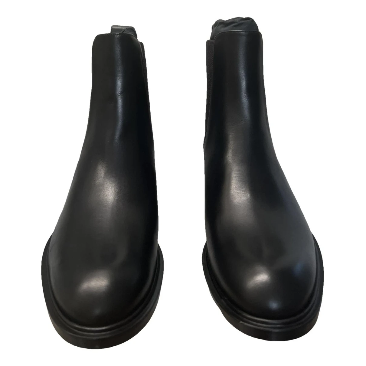 Pre-owned Loro Piana Leather Boots In Black