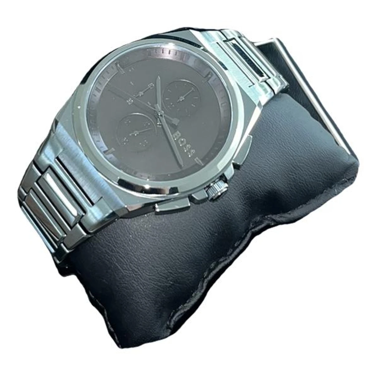 Pre-owned Hugo Boss Watch In Grey