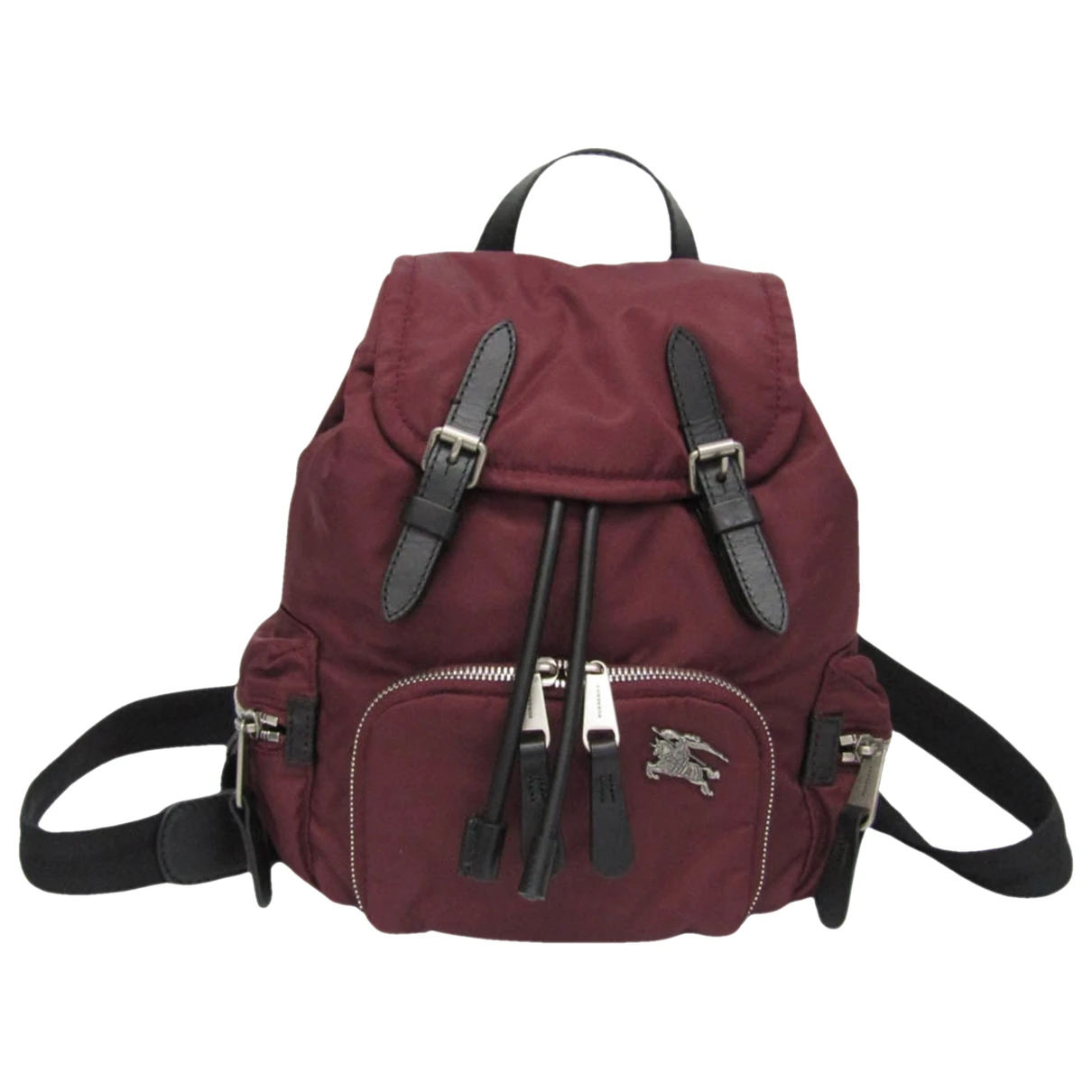 Pre-owned Burberry Backpack In Red