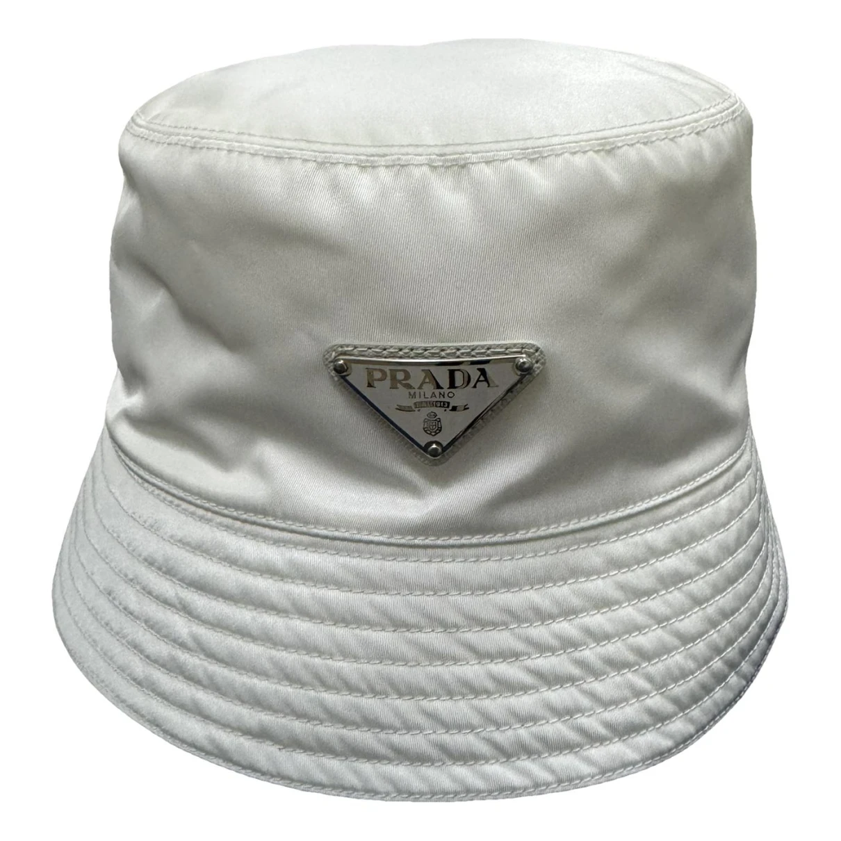 Pre-owned Prada Hat In White