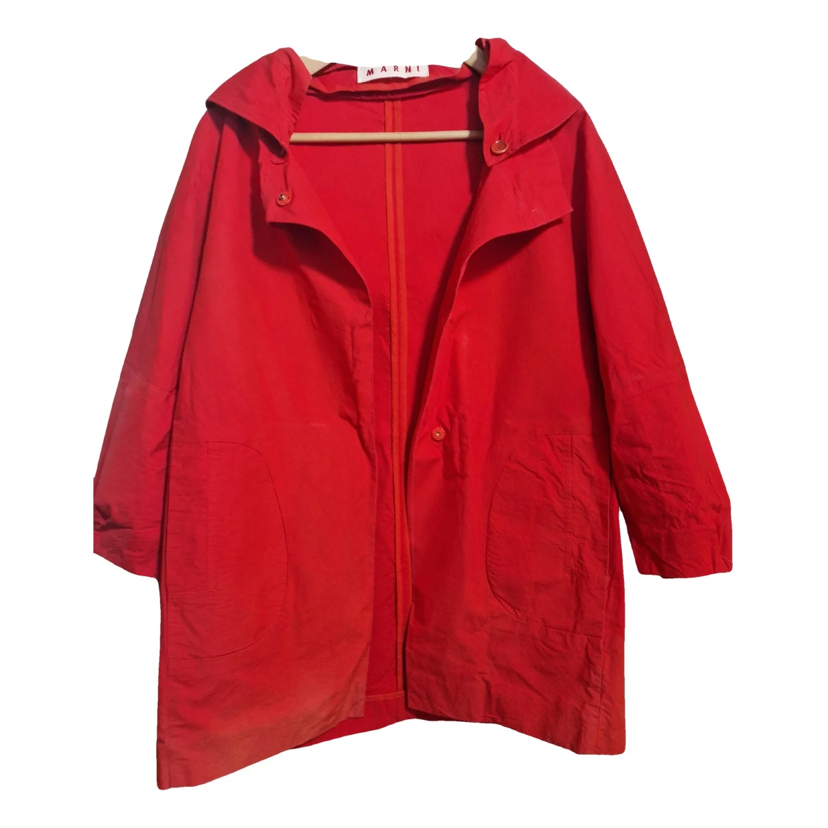 Pre-owned Marni Cape In Red