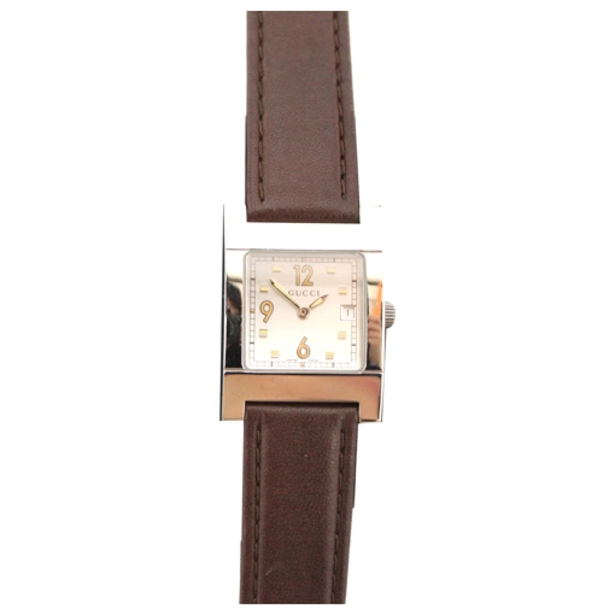 Pre-owned Gucci Watch In Brown