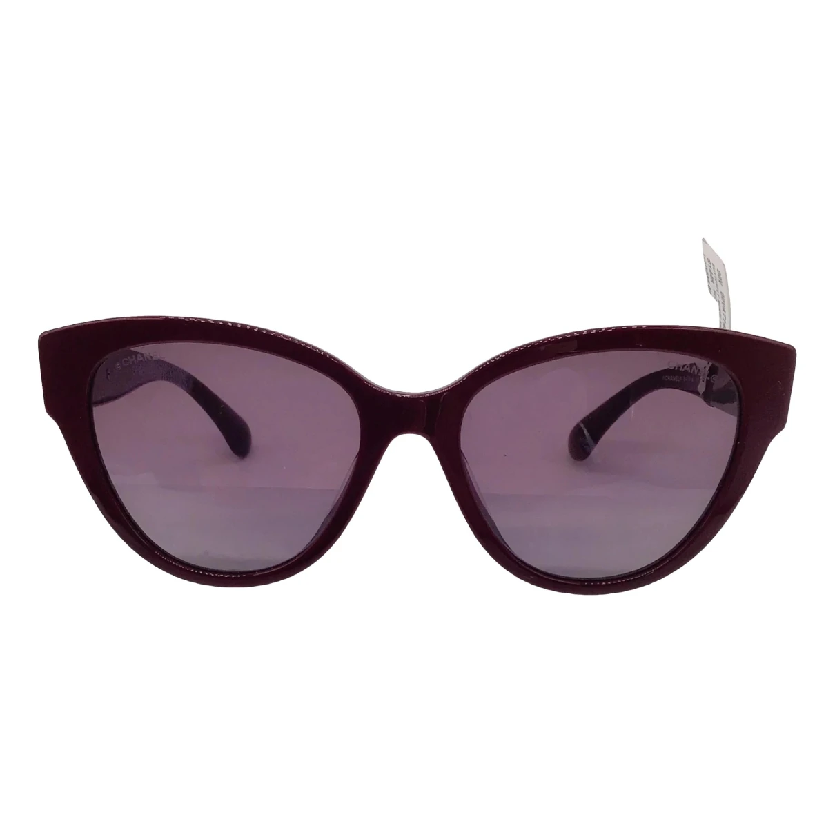 Pre-owned Chanel Sunglasses In Burgundy