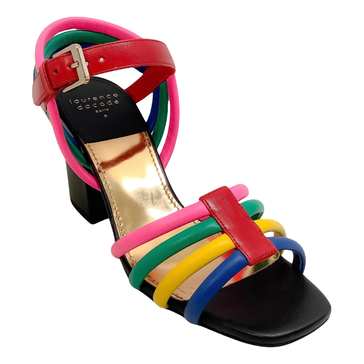 Pre-owned Laurence Dacade Leather Sandals In Multicolour