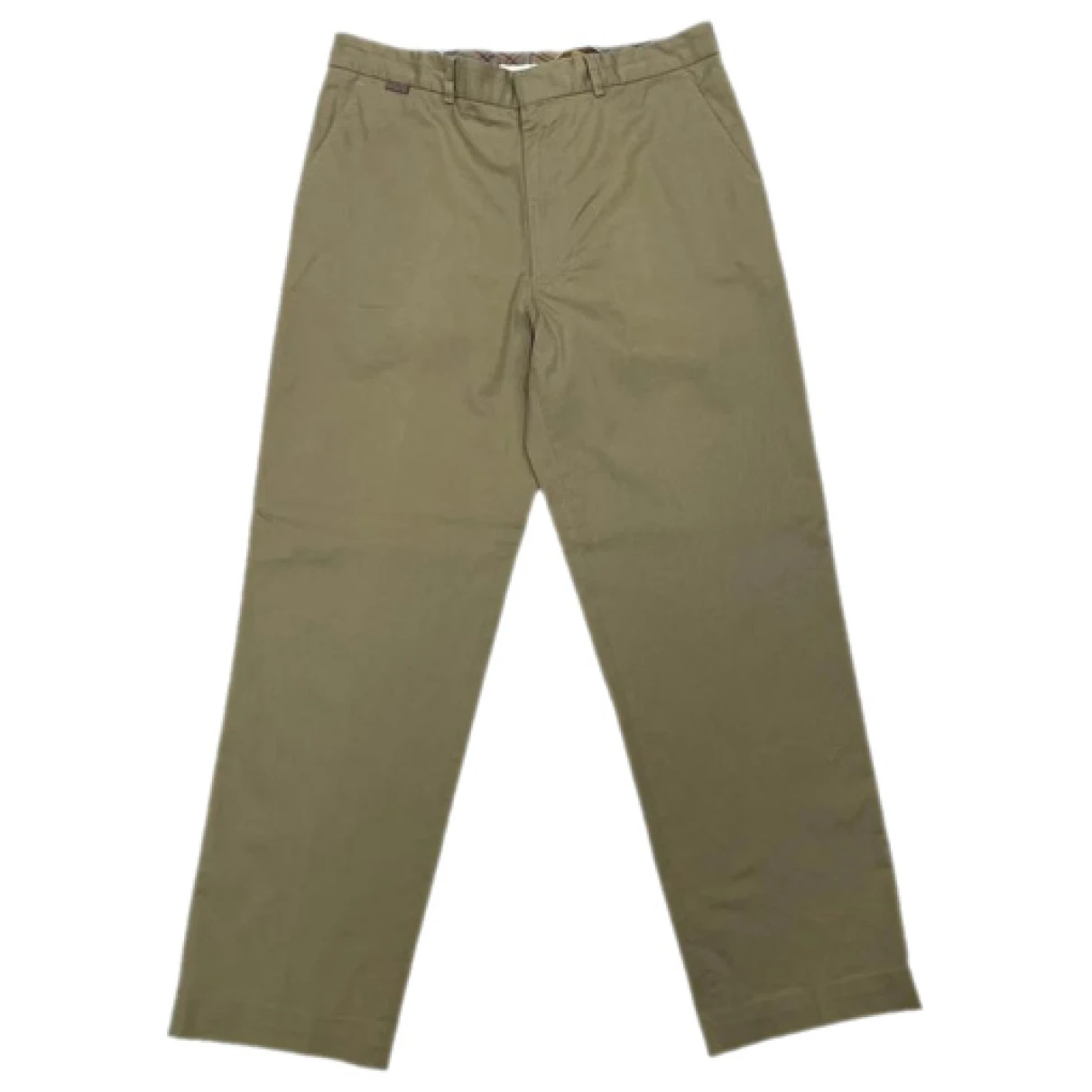 Pre-owned Barbour Trousers In Green
