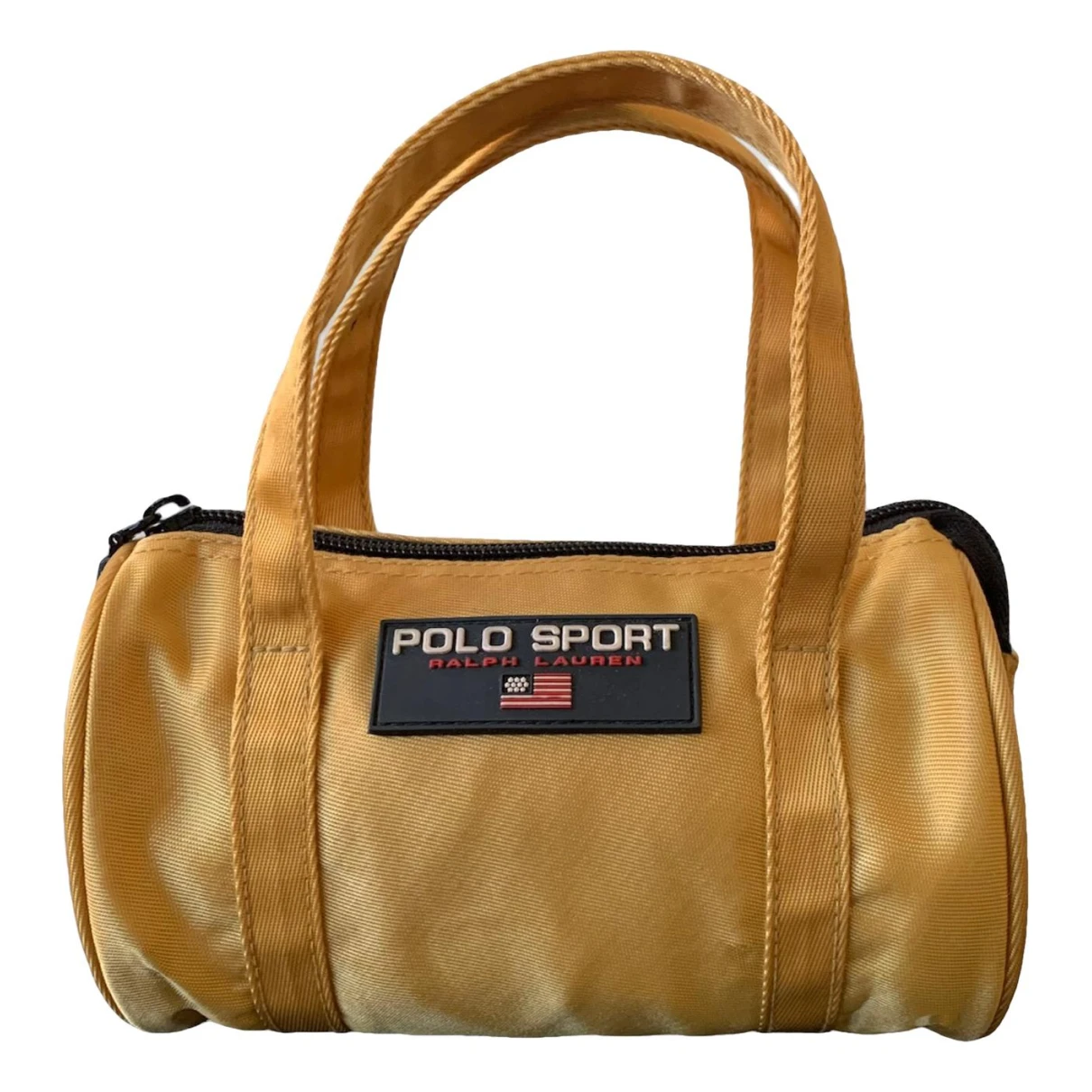Pre-owned Polo Ralph Lauren Handbag In Yellow
