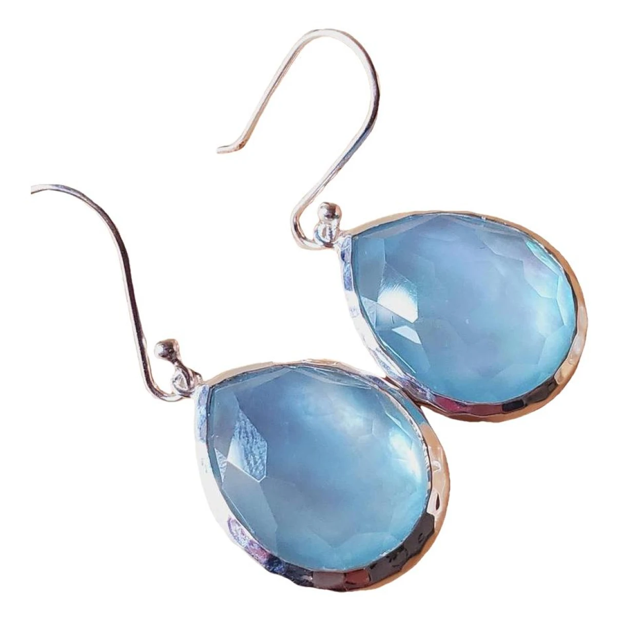 Pre-owned Ippolita Silver Earrings In Blue