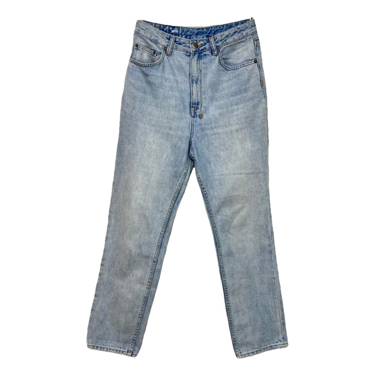 Pre-owned Ksubi Straight Jeans In Blue