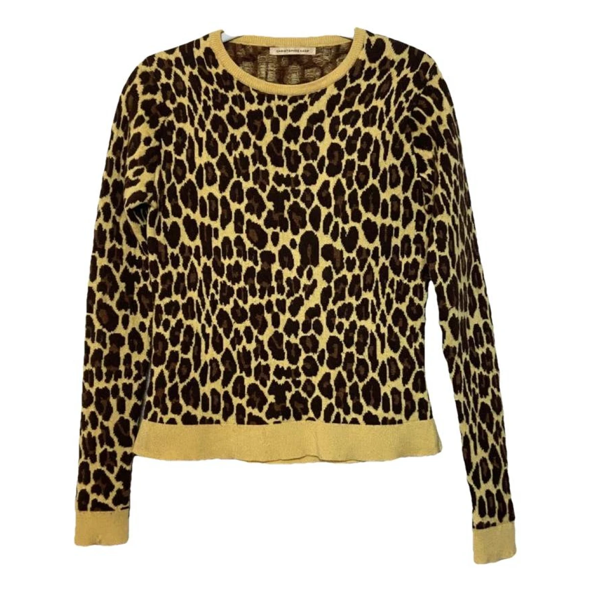 Pre-owned Christopher Kane Cashmere Jumper In Brown