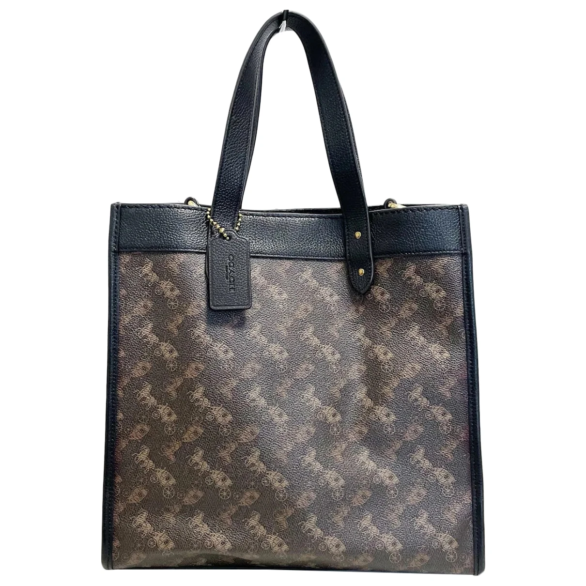 Pre-owned Coach Tote In Brown