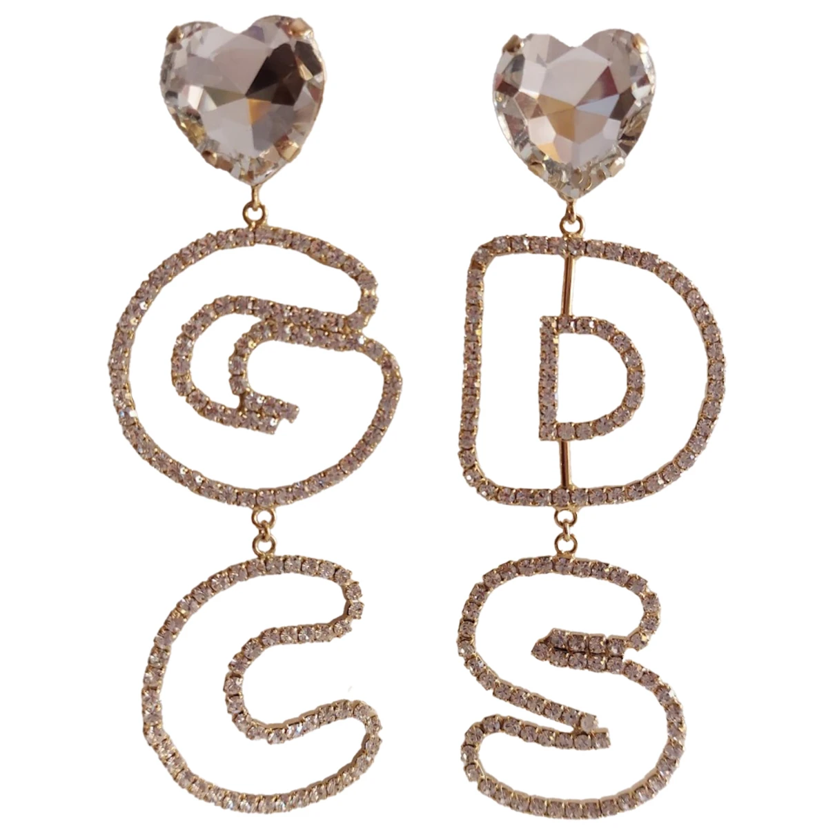 Pre-owned Gcds Earrings In Gold