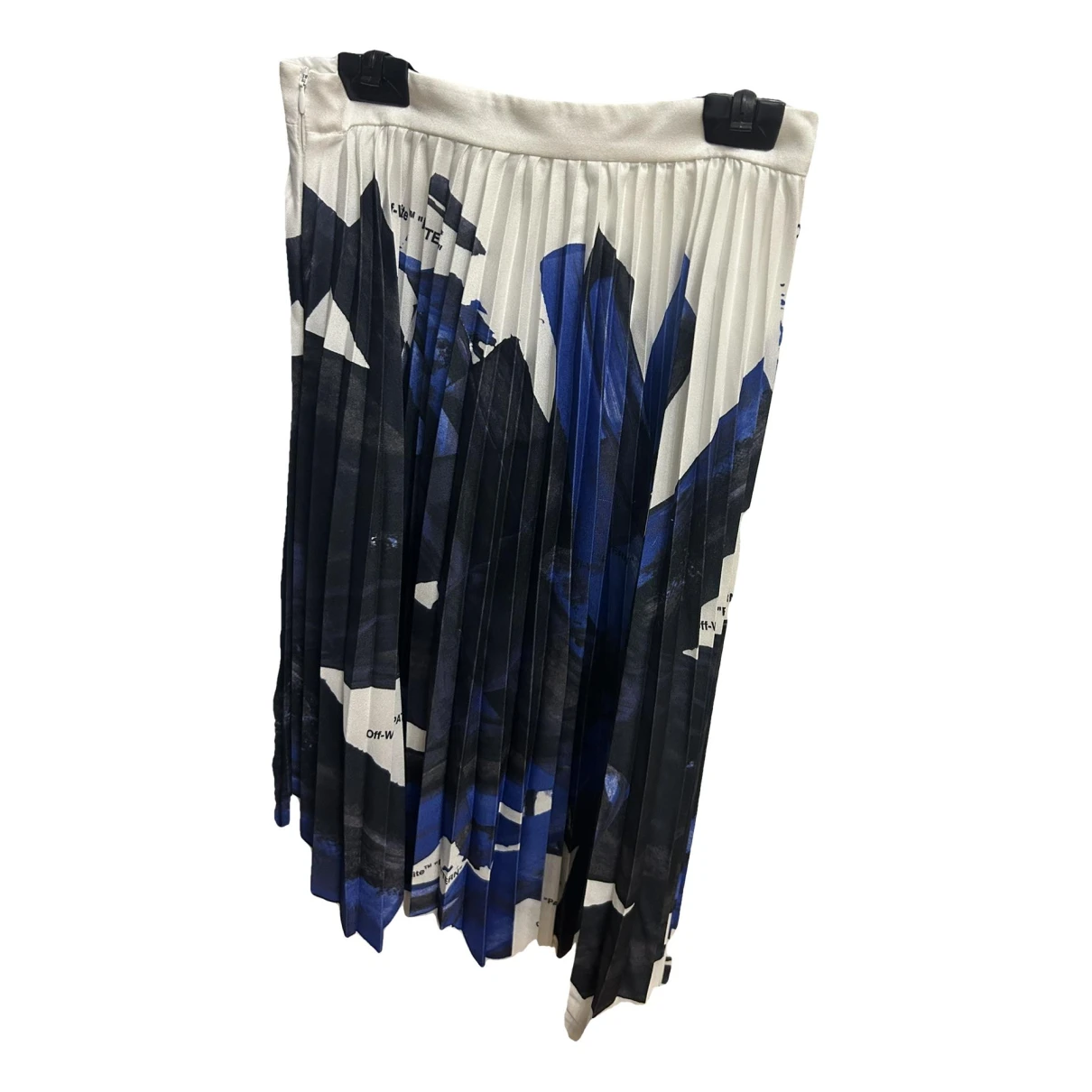 Pre-owned Off-white Maxi Skirt In Blue