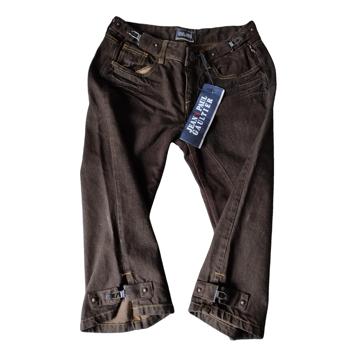 Pre-owned Jean Paul Gaultier Jeans In Brown