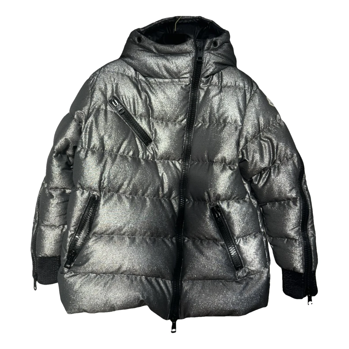 Pre-owned Moncler Jacket In Metallic
