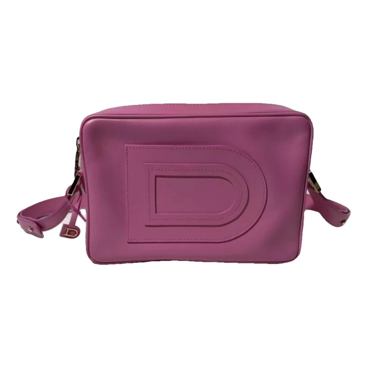 Pre-owned Delvaux Leather Handbag In Pink