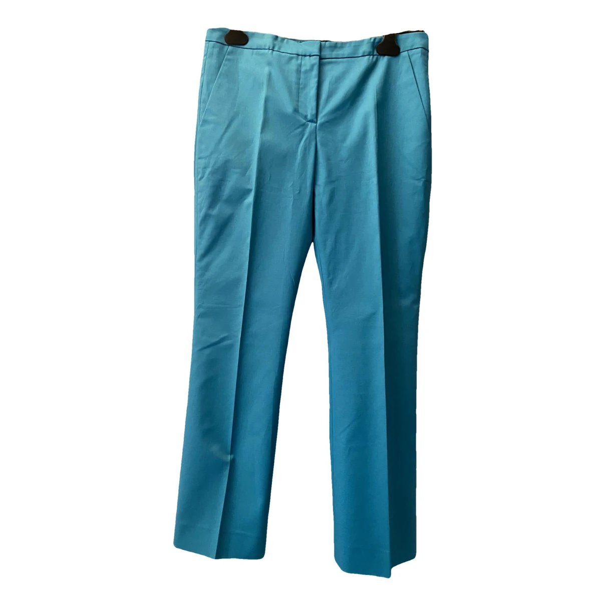 Pre-owned Piazza Sempione Trousers In Turquoise