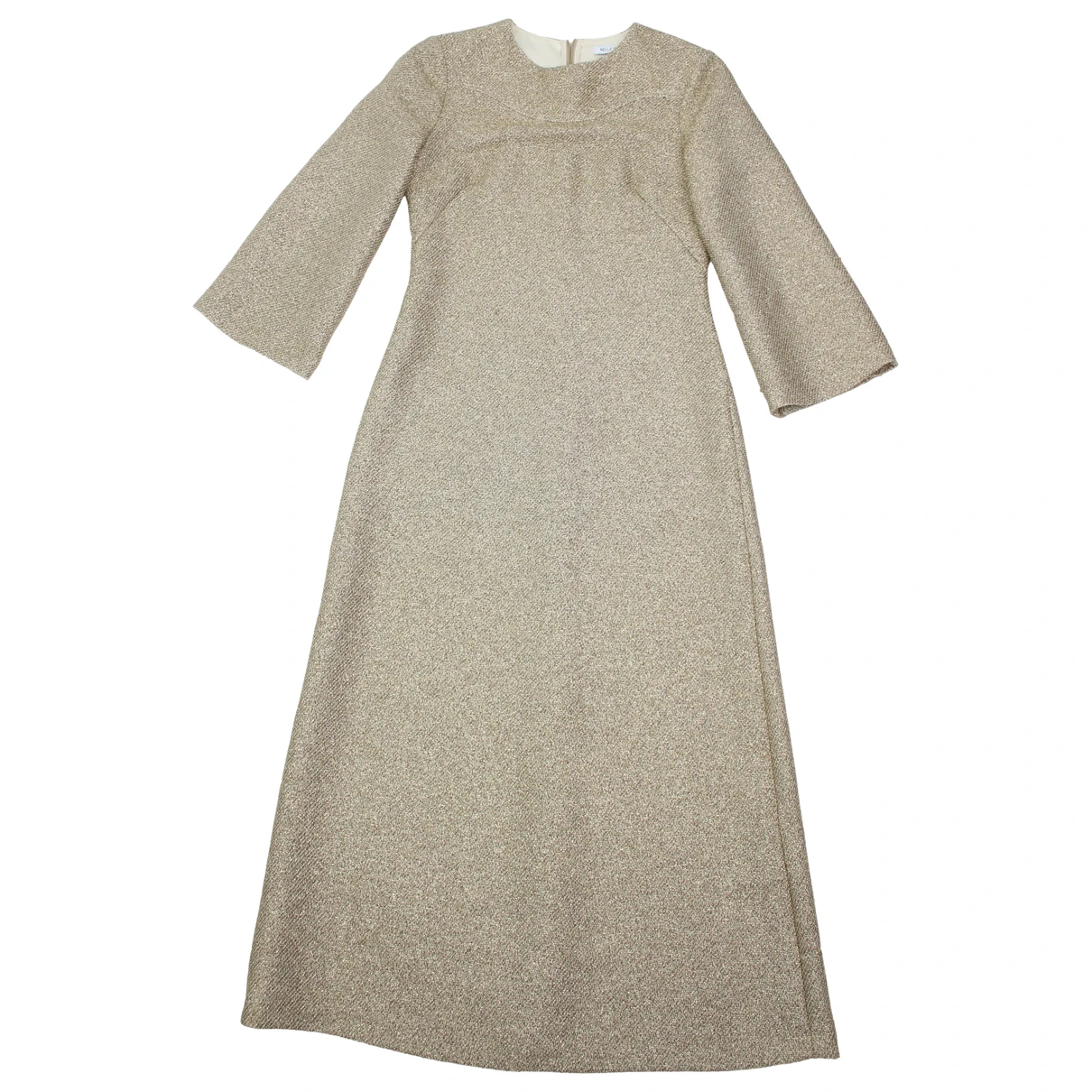 Pre-owned Bella Freud Mid-length Dress In Gold