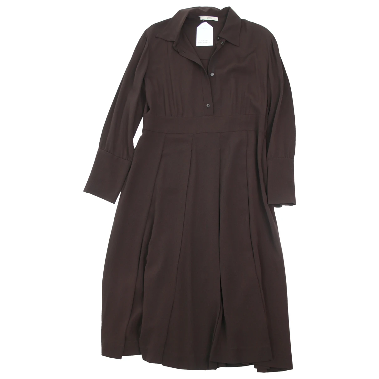 Pre-owned Prada Mid-length Dress In Brown