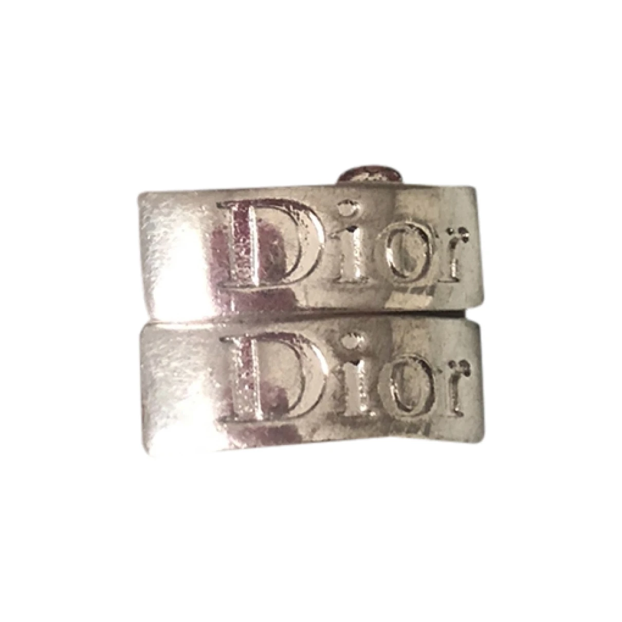 Pre-owned Dior Earrings In Silver