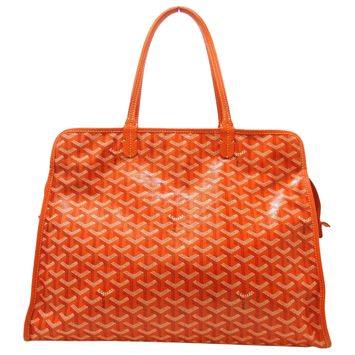 Pre-owned Goyard Handbag In Orange