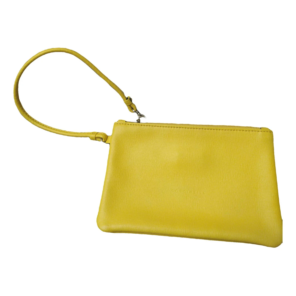 Pre-owned Coccinelle Leather Wallet In Yellow