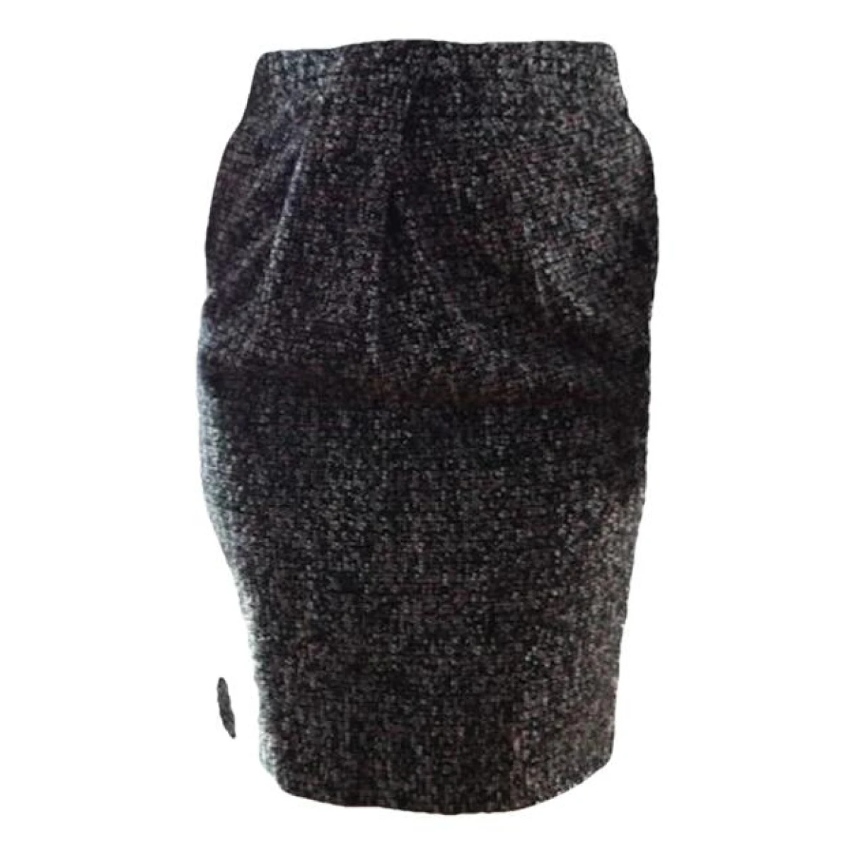 Pre-owned Armani Collezioni Wool Mid-length Skirt In Multicolour