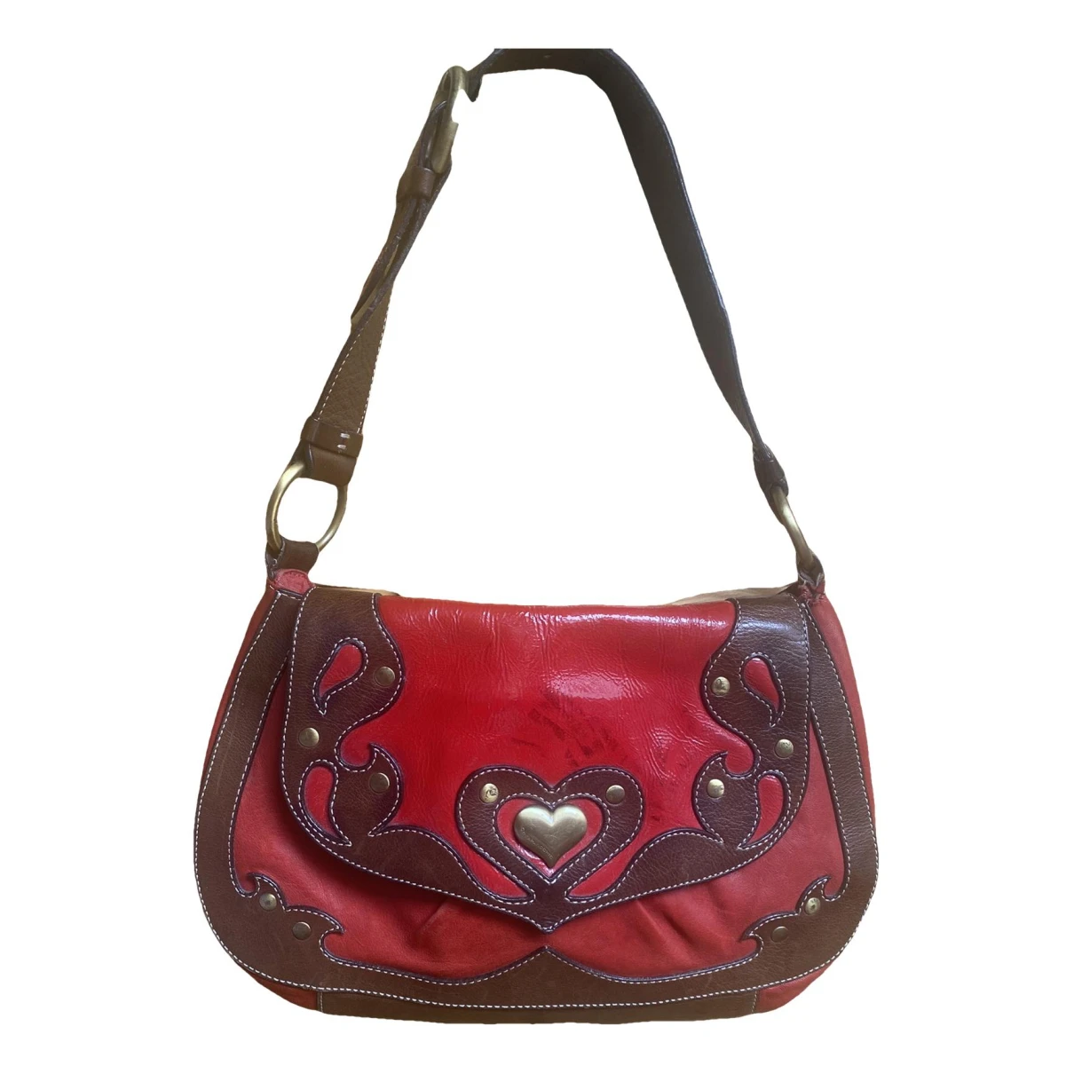 Pre-owned Moschino Cheap And Chic Leather Handbag In Red