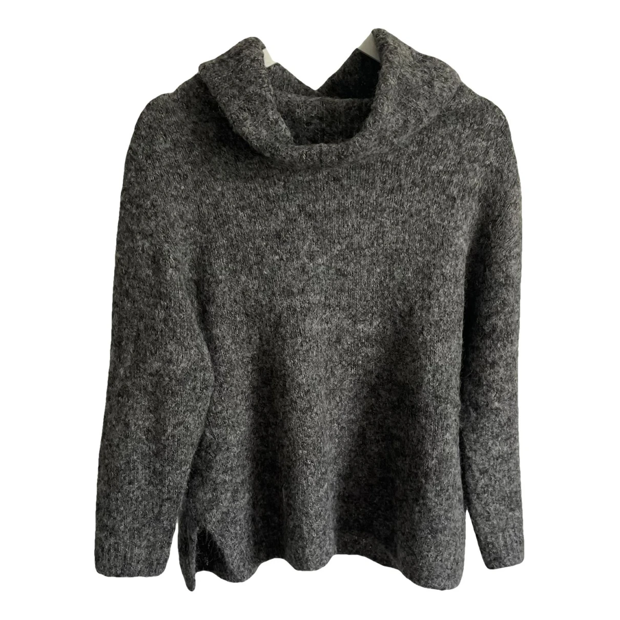 Pre-owned Issey Miyake Wool Jumper In Anthracite