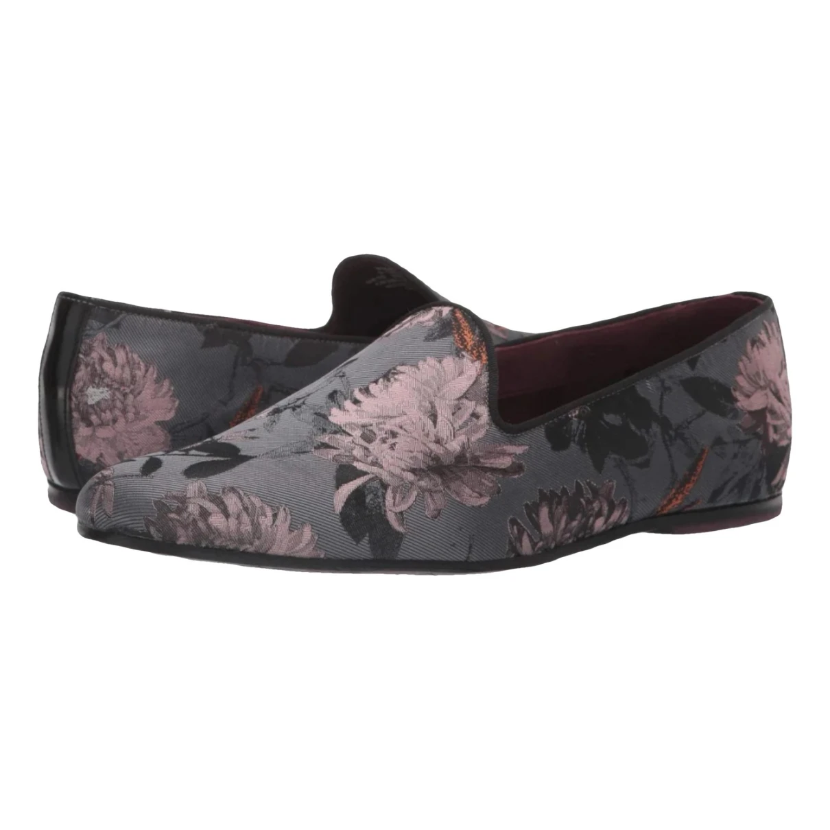 Pre-owned Ted Baker Cloth Flats In Multicolour