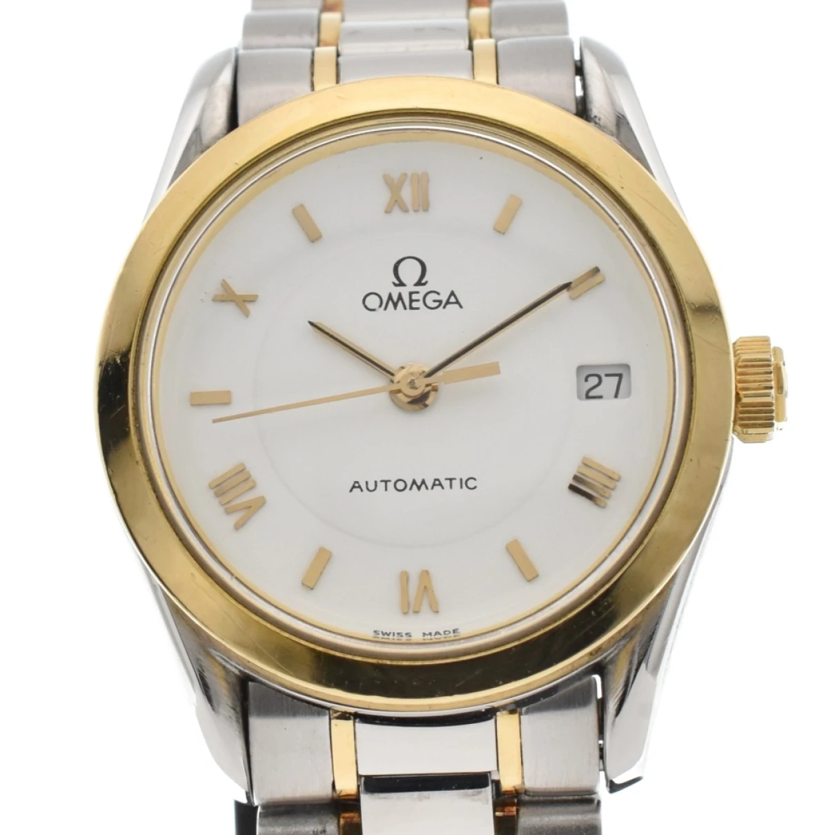 Pre-owned Omega Watch In White