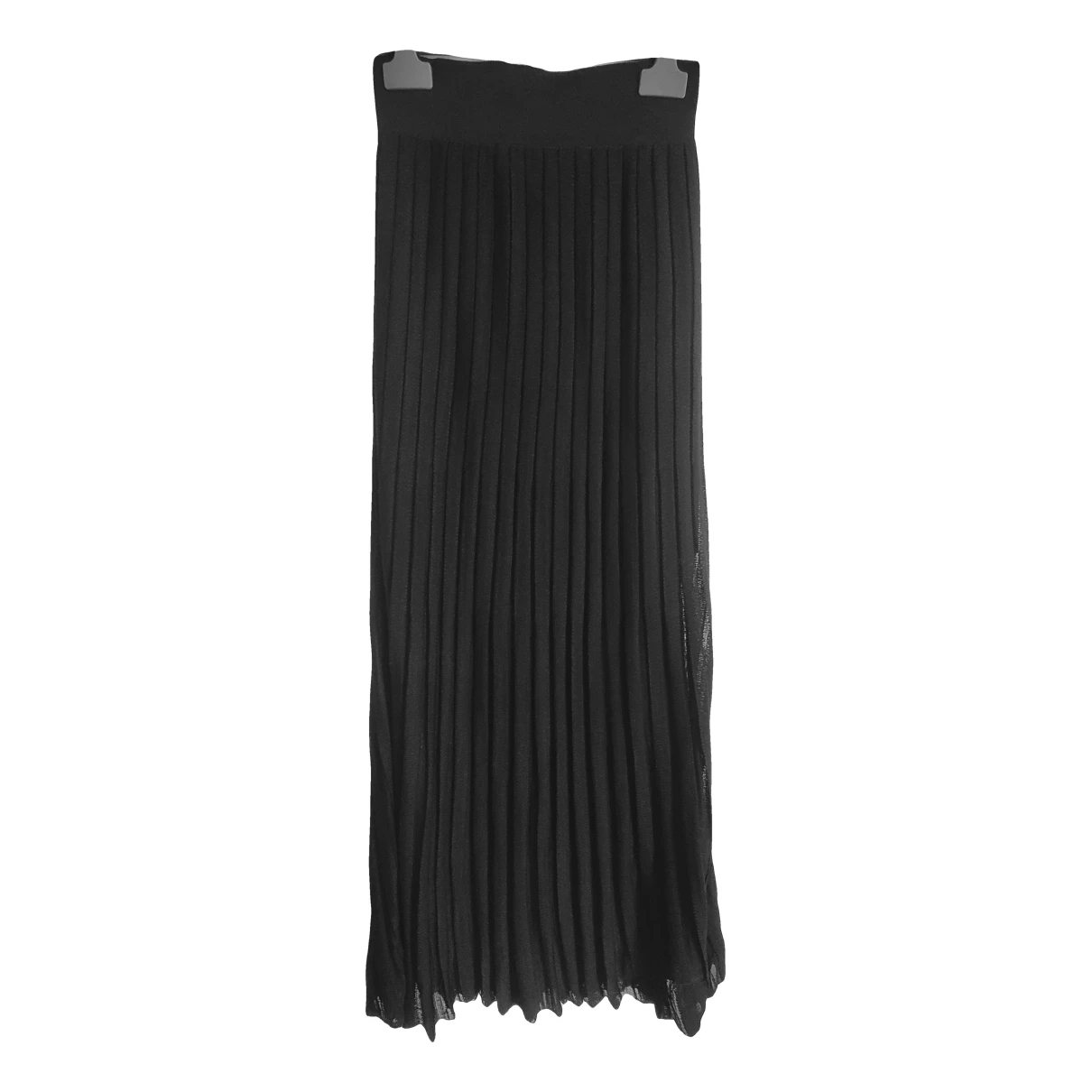 Pre-owned Balmain Mid-length Skirt In Black