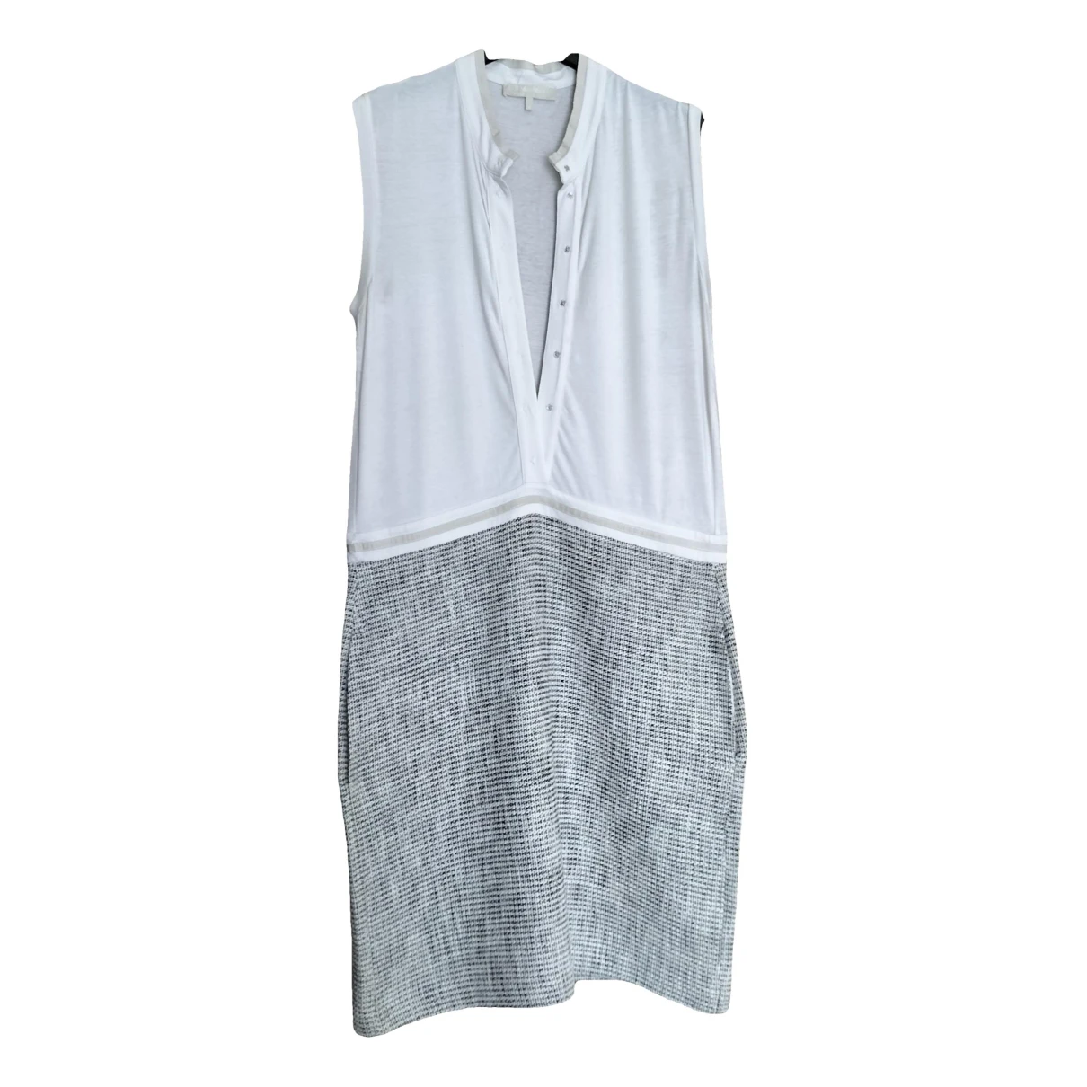 Pre-owned Max Mara Mid-length Dress In White