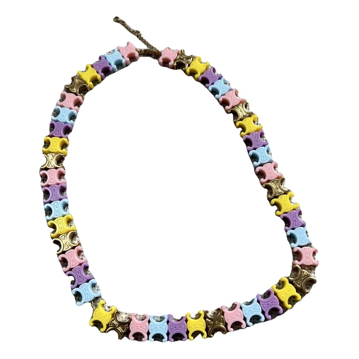 Pre-owned Celine Necklace In Multicolour