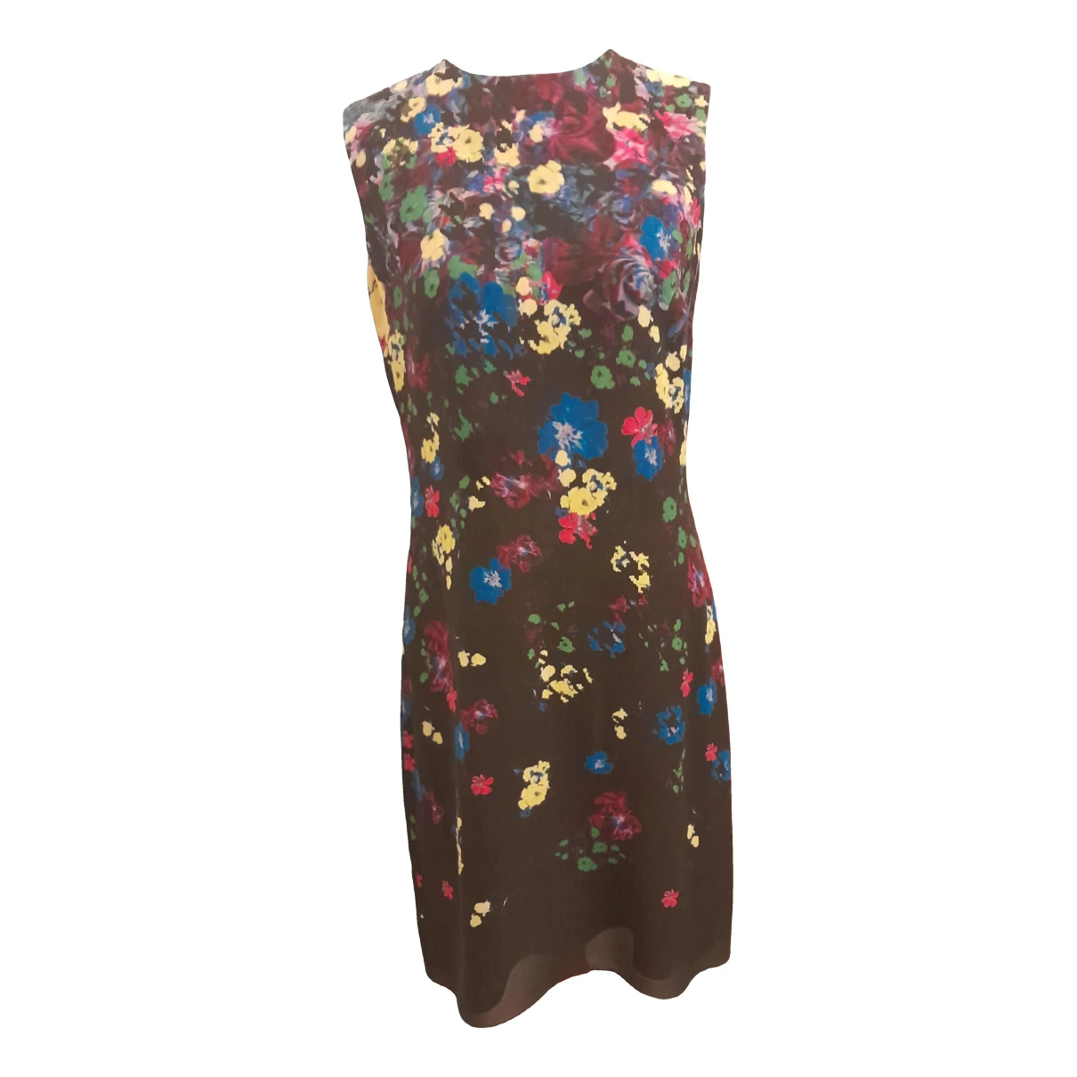 Pre-owned Erdem Silk Mid-length Dress In Multicolour