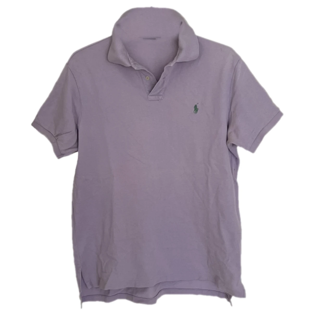 Pre-owned Polo Ralph Lauren Polo Cintré Manches Courtes Polo Shirt In Purple