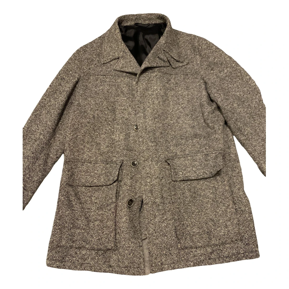 Pre-owned Borsalino Wool Vest In Grey