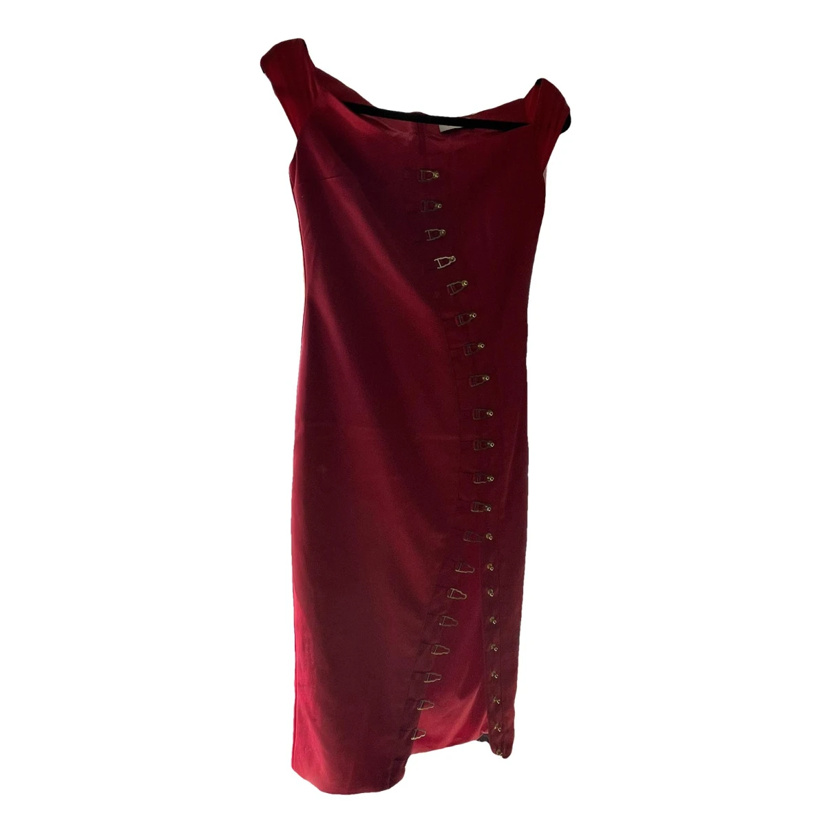 Pre-owned Murmur Mid-length Dress In Red