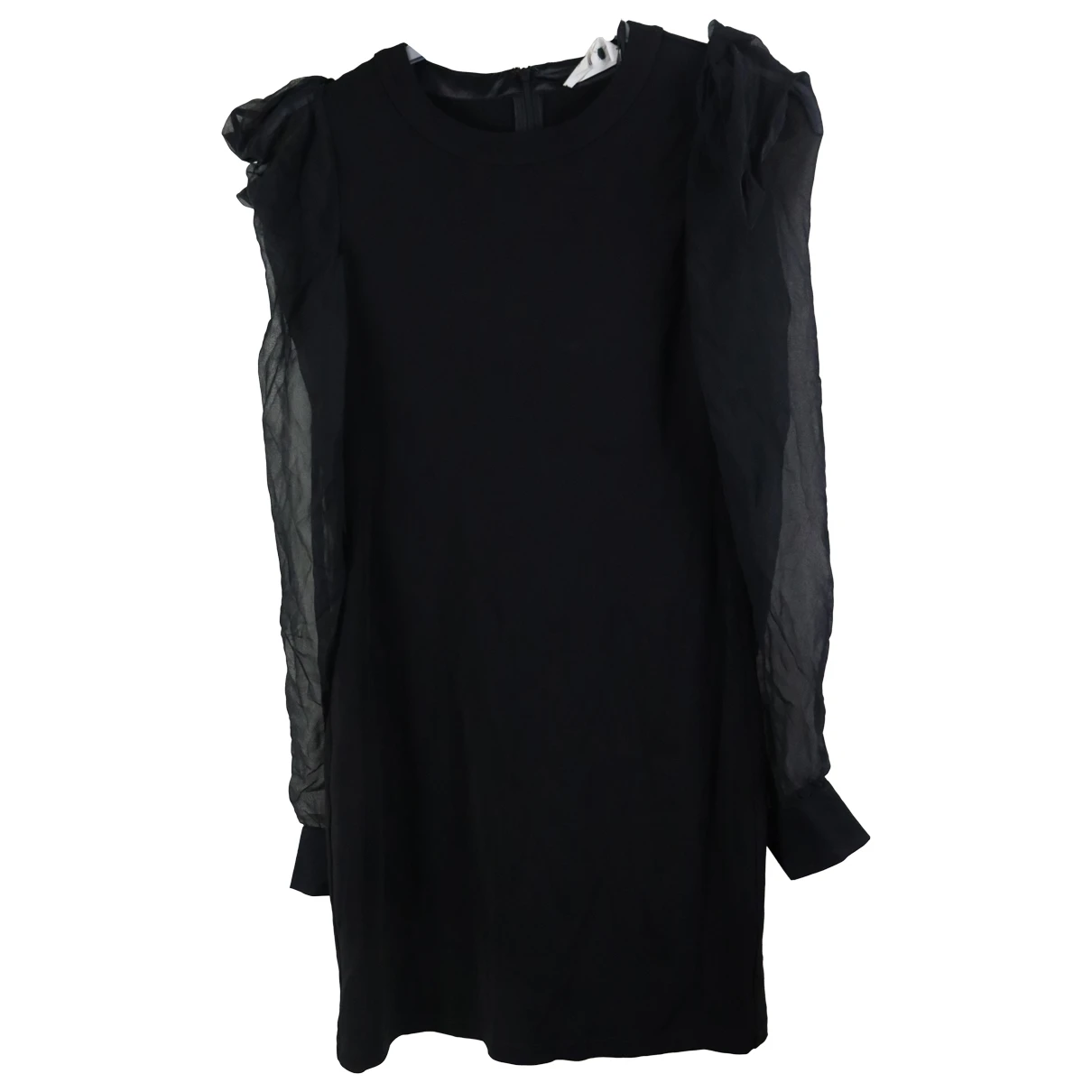 Pre-owned Saloni Mini Dress In Black