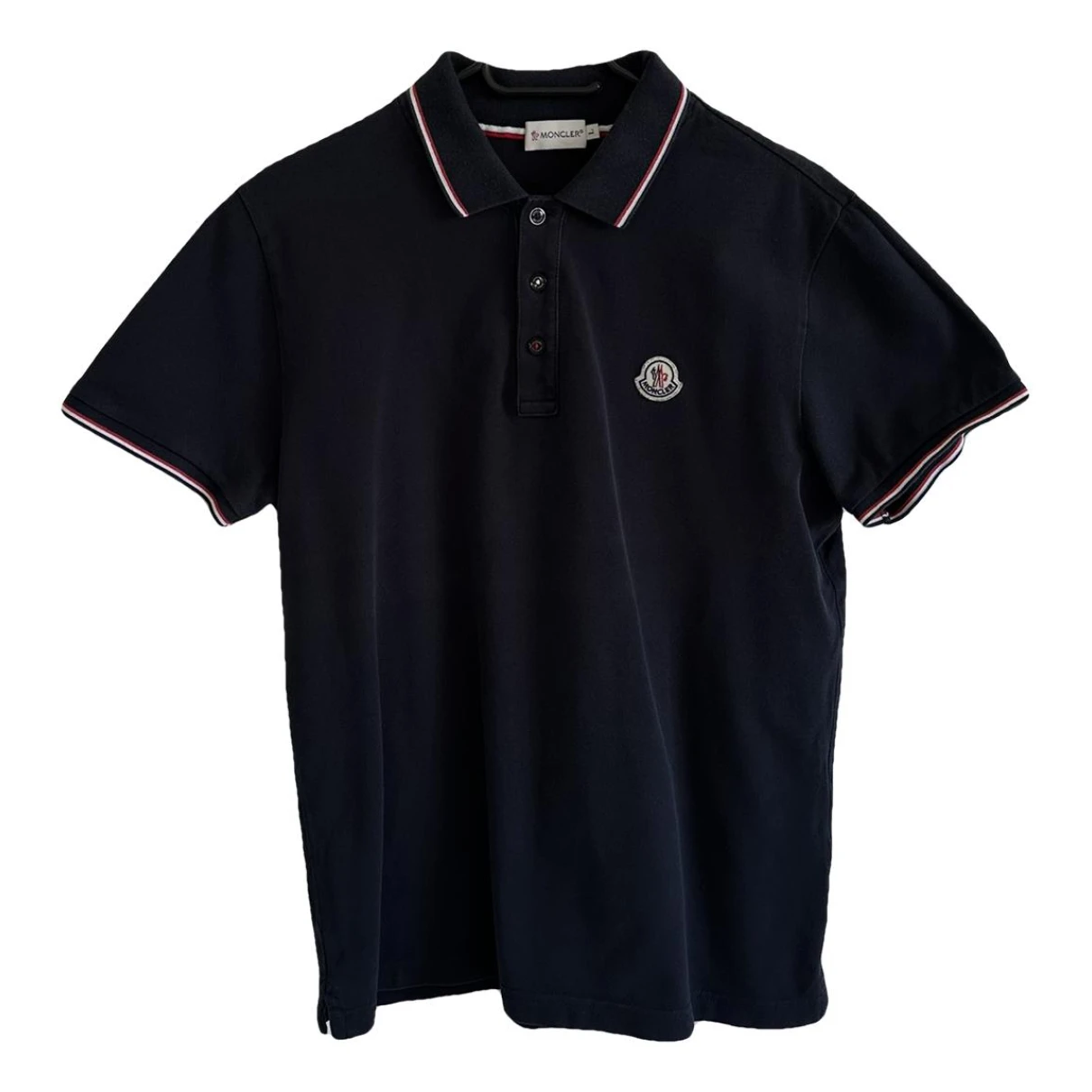 Pre-owned Moncler Polo Shirt In Navy
