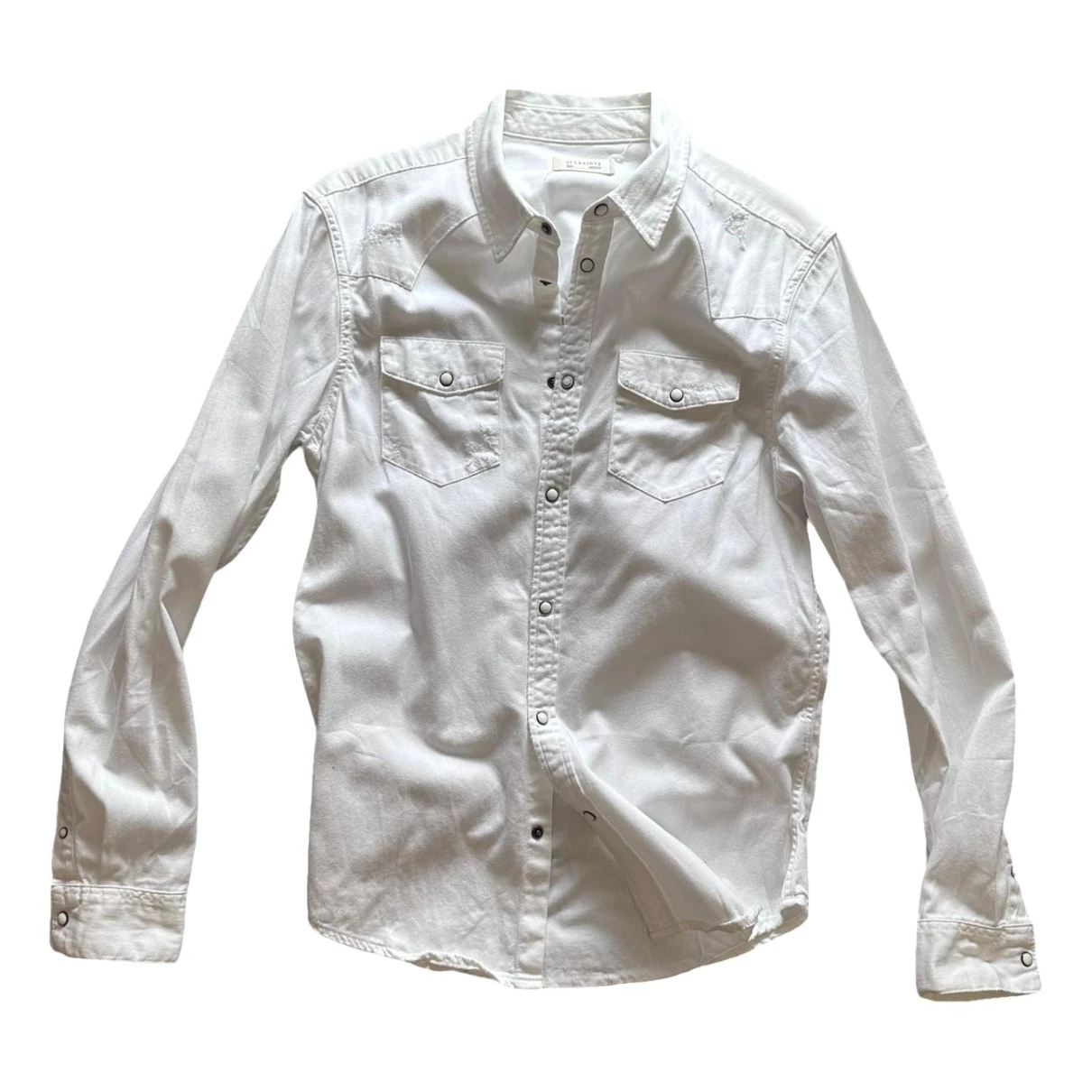 Pre-owned Allsaints Shirt In White