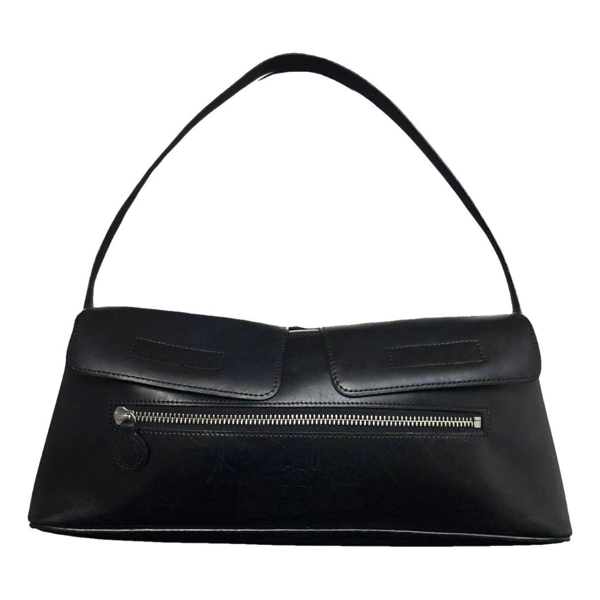 Pre-owned Jean Paul Gaultier Leather Bag In Black
