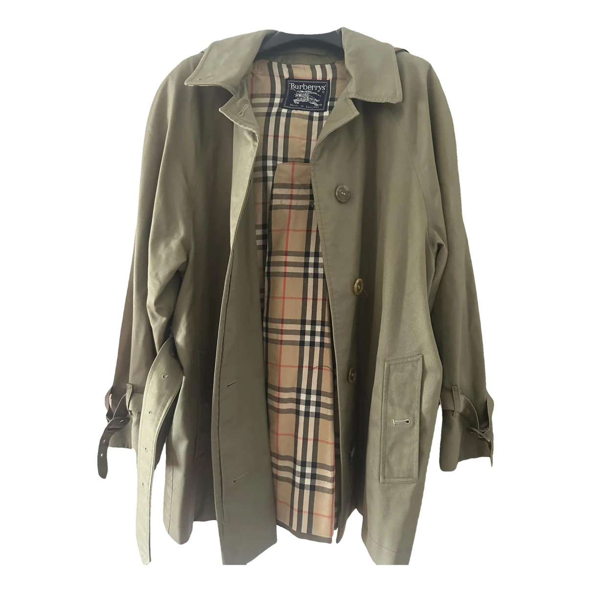 Pre-owned Burberry Chelsea Trench Coat In Khaki