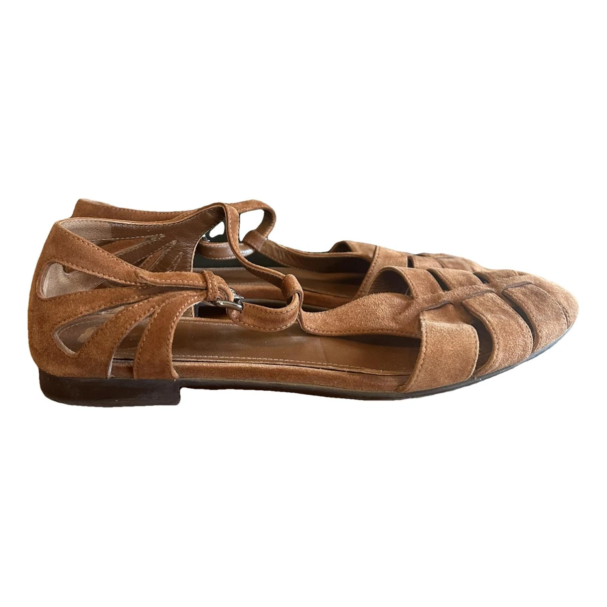 Pre-owned Church's Sandals In Camel