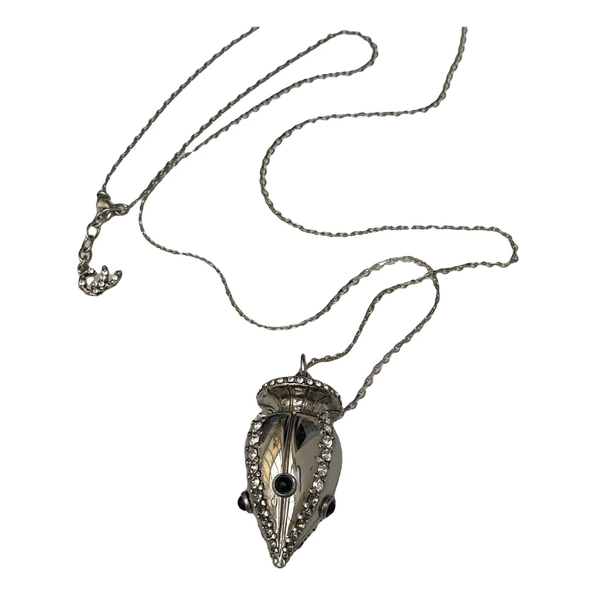 Pre-owned Christian Lacroix Pendant In Silver