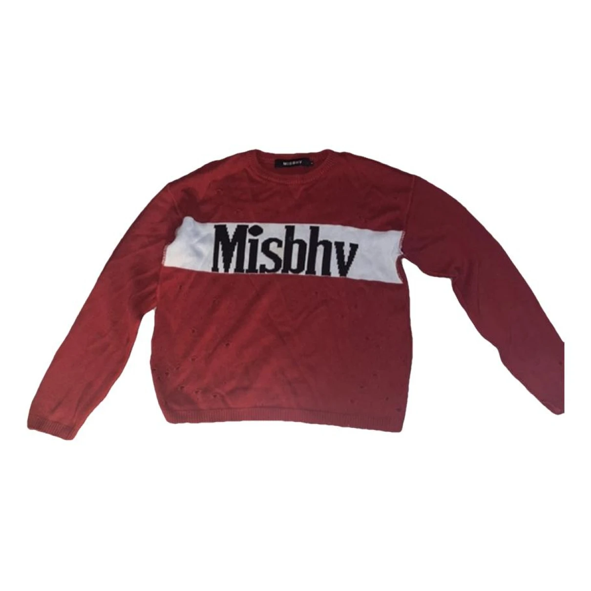 Pre-owned Misbhv Wool Sweatshirt In Red