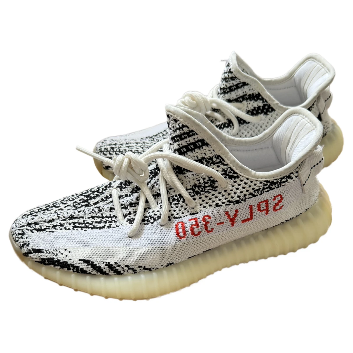 Pre-owned Yeezy X Adidas Boost 350 V2 Trainers In White