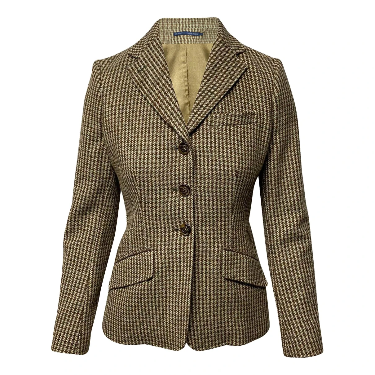 Pre-owned Ralph Lauren Wool Jacket In Brown