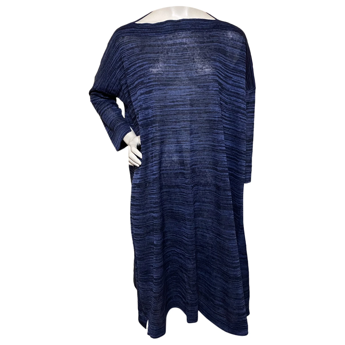 Pre-owned Daniela Gregis Linen Mid-length Dress In Blue