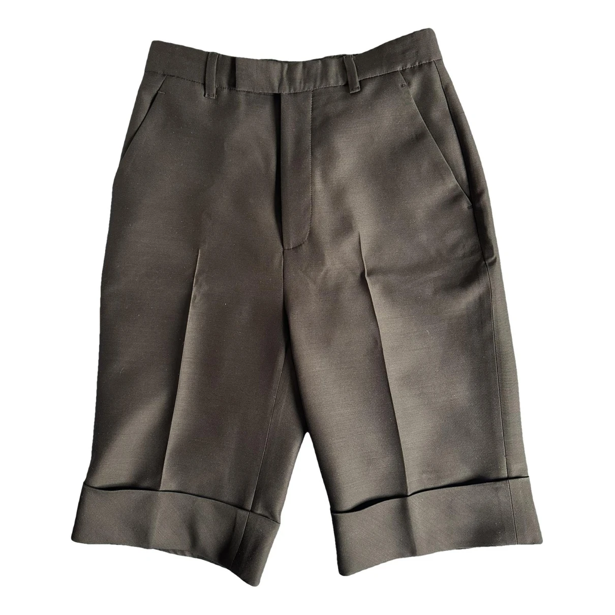 Pre-owned Gucci Wool Shorts In Black